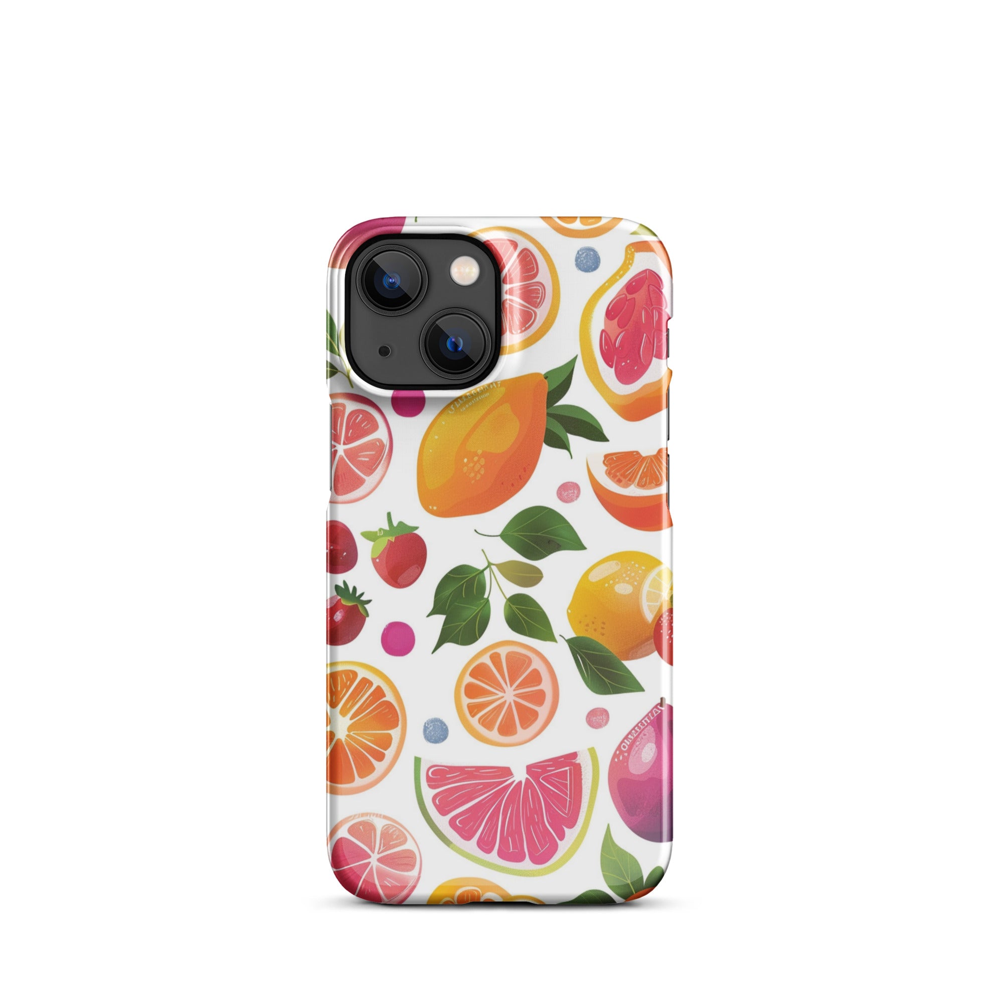 Stylish Cute Fruits Snap Case for iPhone 14/13/12/11 Pro Max XR XS - Durable Protective Phone Cover with Fun Fruit Design - Perfect for Daily Use, Travel, and Gifting