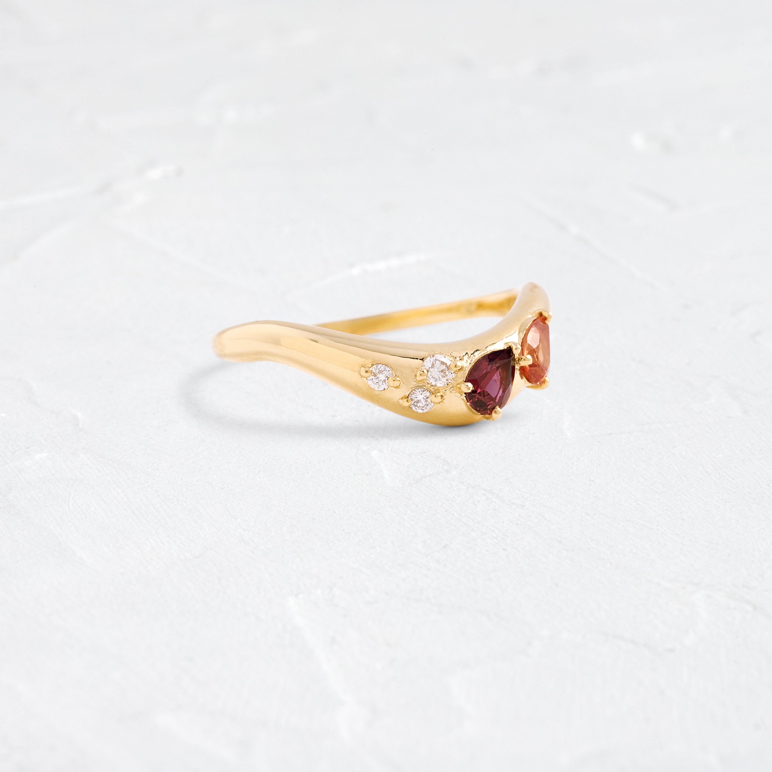 Amplify Double Pear Band - Elegant Autumn Jewelry for Women | Perfect for Fall Weddings, Parties & Everyday Wear
