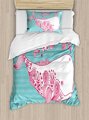 Teal Pink White
