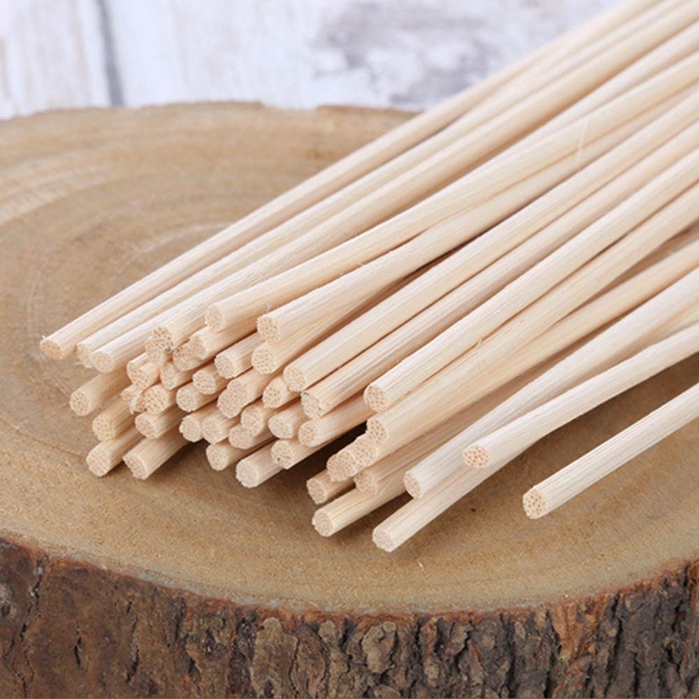 30PCS Natural Rattan Reed Sticks for Essential Oil Diffuser - Aromatherapy Home Decor, Bathroom Air Freshener Accessories - Perfect for Relaxation, Spa & Yoga Rooms