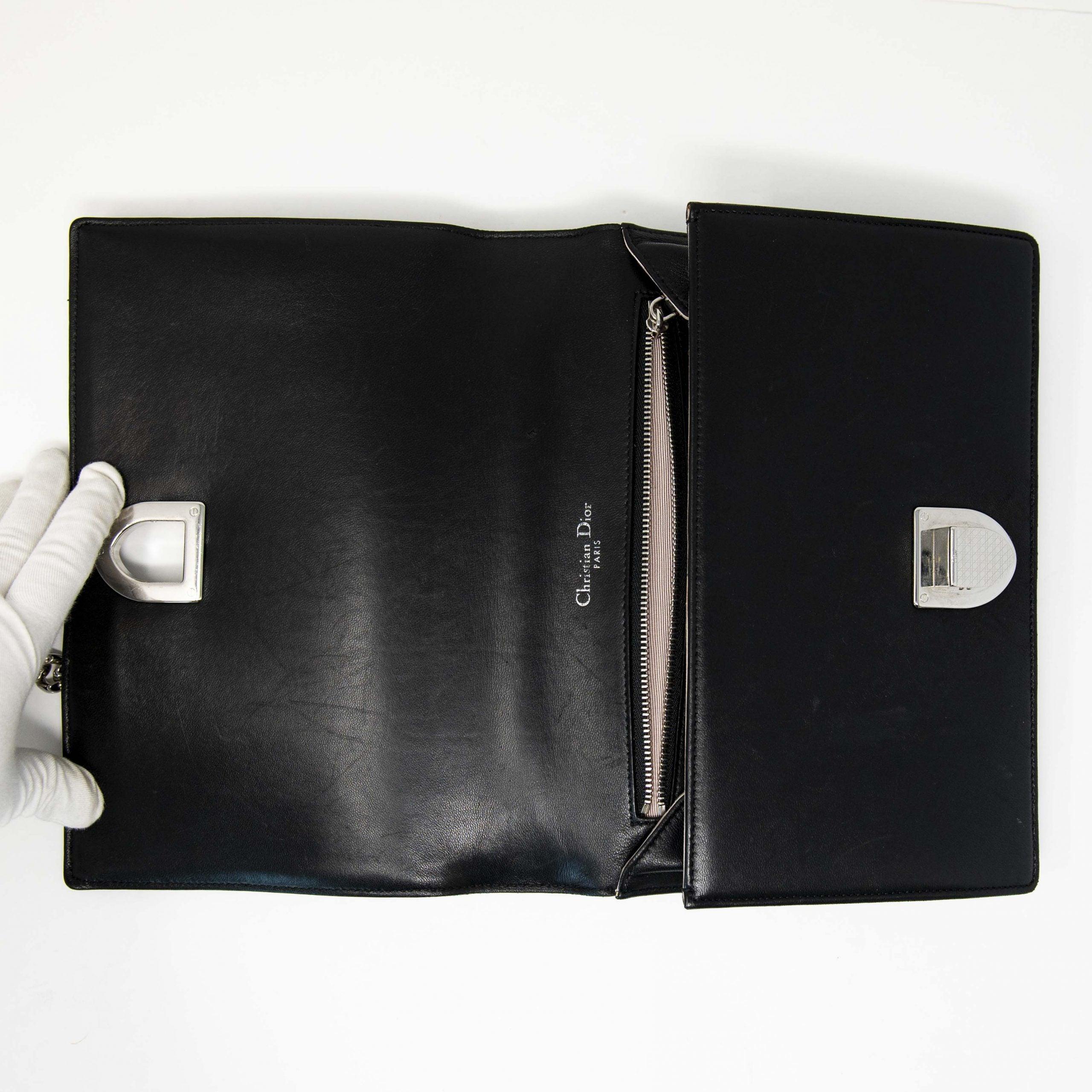 Dior Black Medium Diorama Flap Bag - Luxury Designer Handbag for Women | Perfect for Work, Evening Events & Everyday Use