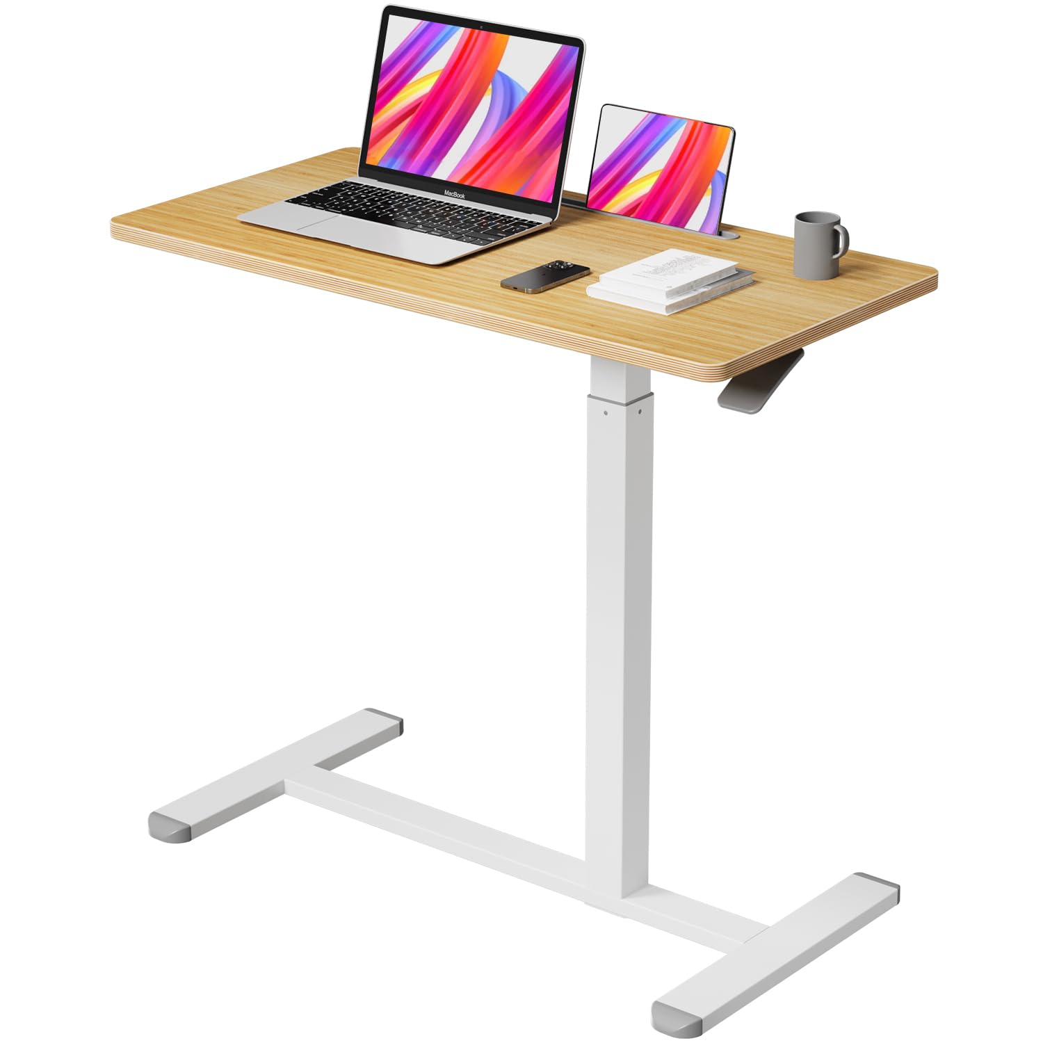 Adjustable Mobile Standing Desk with Wheels - 31.5