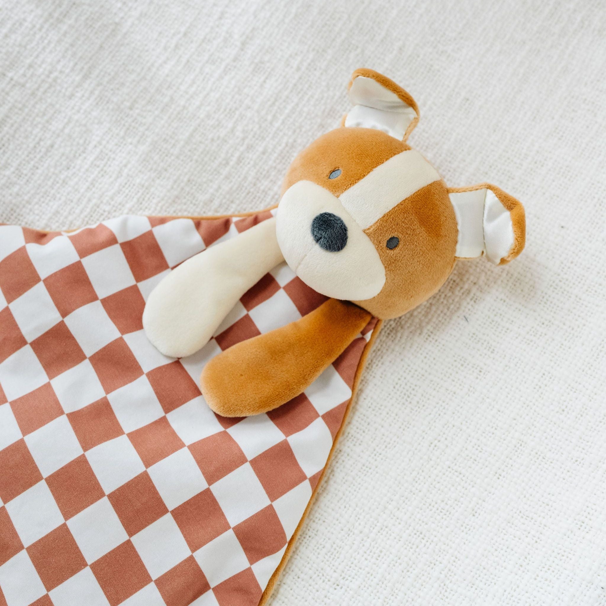Adorable Character Lovey Blanket - Pepper Plush Toy for Babies & Toddlers | Soft & Cuddly Security Blanket for Comfort, Sleep, and Playtime