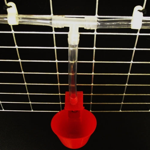 Rite Farm Automatic Poultry Waterer Cups - Durable Plastic Chicken Drinker for Coops, Cages, and Outdoor Use - Ideal for Chickens, Ducks, and Small Animals