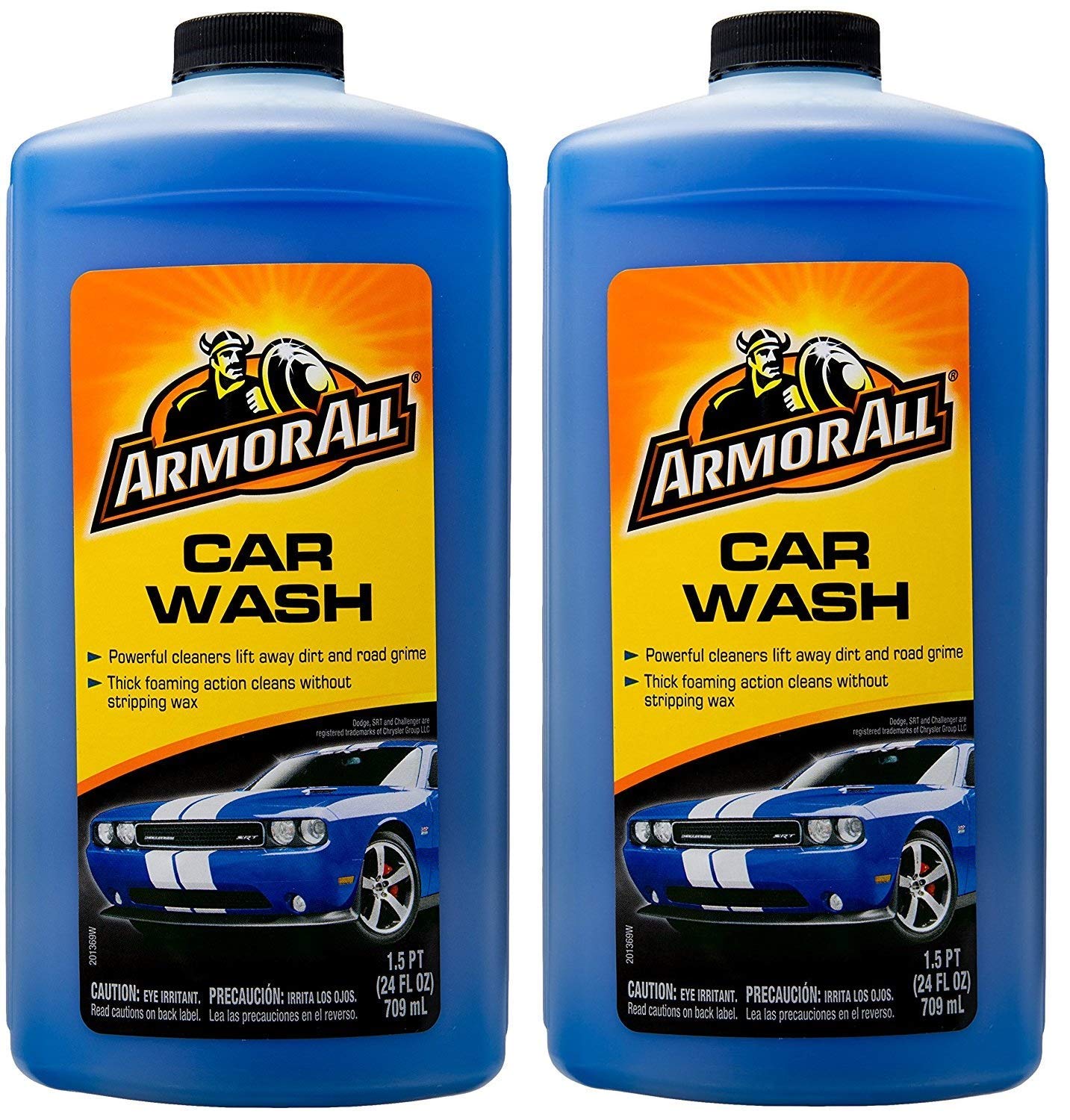 Armor All Car Wash Concentrate (24 fl oz) - 2 Pack - Premium Car Cleaning Solution for Shine & Protection | Ideal for Cars, Trucks & SUVs