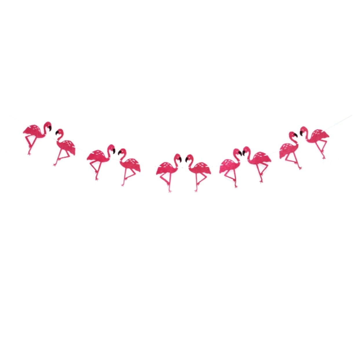 VICASKY Flamingo & Pineapple Birthday Party Banner - Colorful Hanging Decor for Kids, Tropical Themed Events, Baby Showers & Home Decor