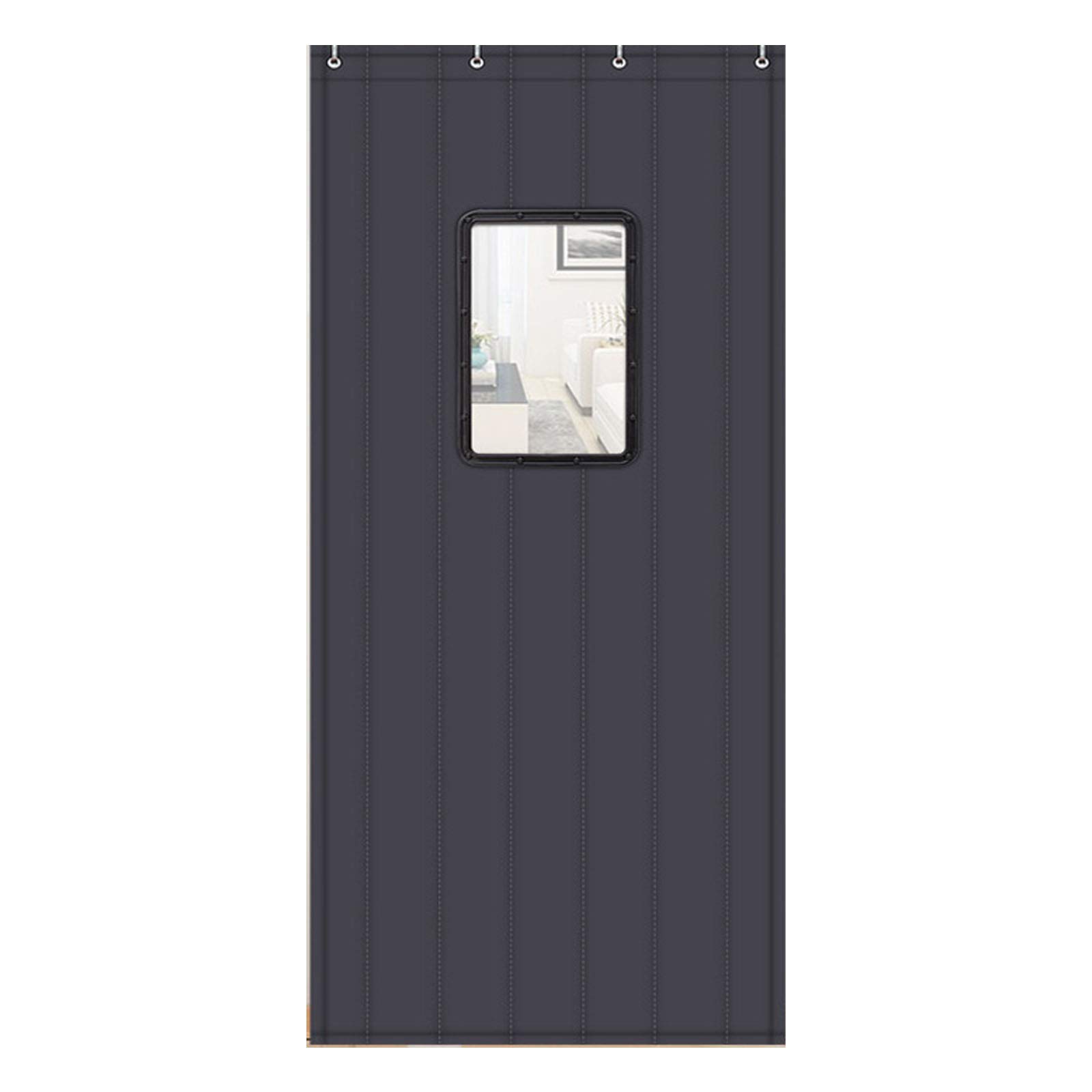 Eco-Friendly Blackout Curtains - Thermal Insulated, Windproof & Soundproof Cotton Door Curtains | Waterproof Thick Oxford Fabric | Custom Sizes for Living Room, Bedroom & Office