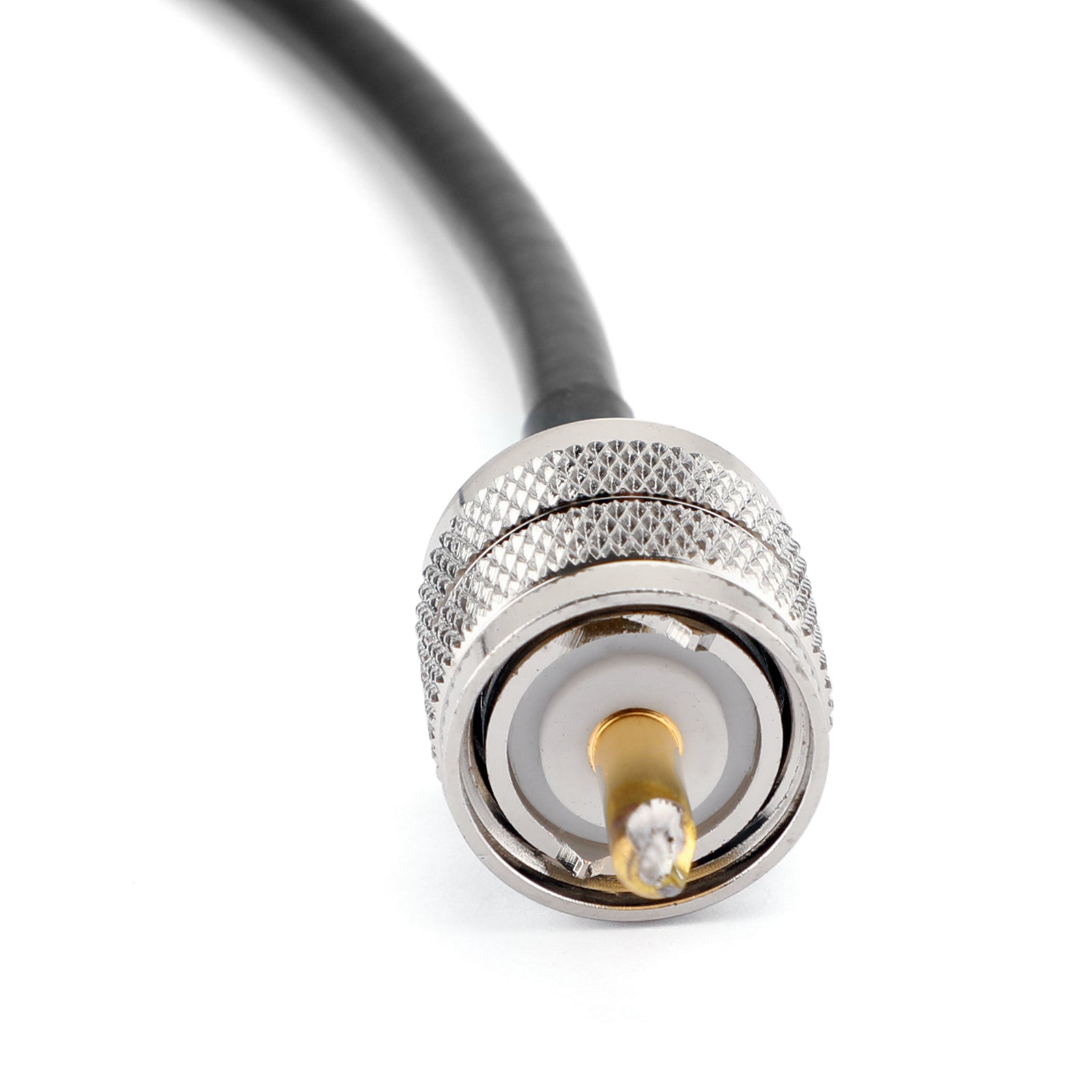 10Pcs UHF PL259 Male to Male Coaxial Cable RG58 50cm Connector - High Quality Coax Pigtail Jumper for Ham Radio, CB Antenna, TV & CCTV Installations