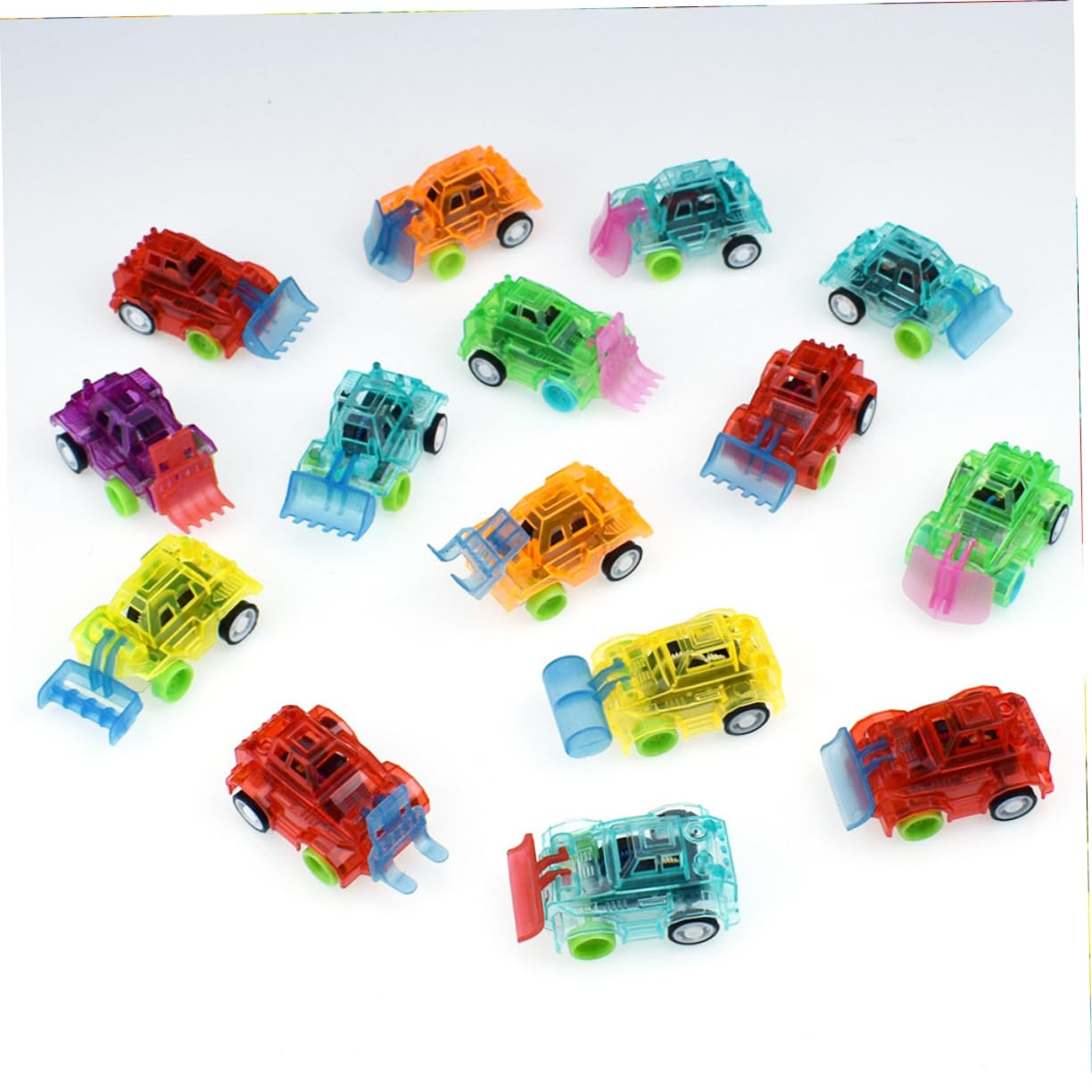 iBasenice 24-Piece Construction Vehicle Toy Set - Mini Car Models with Inertia Power for Kids, Boys & Girls - Perfect for Pretend Play, Birthday Gifts & Early Learning Development