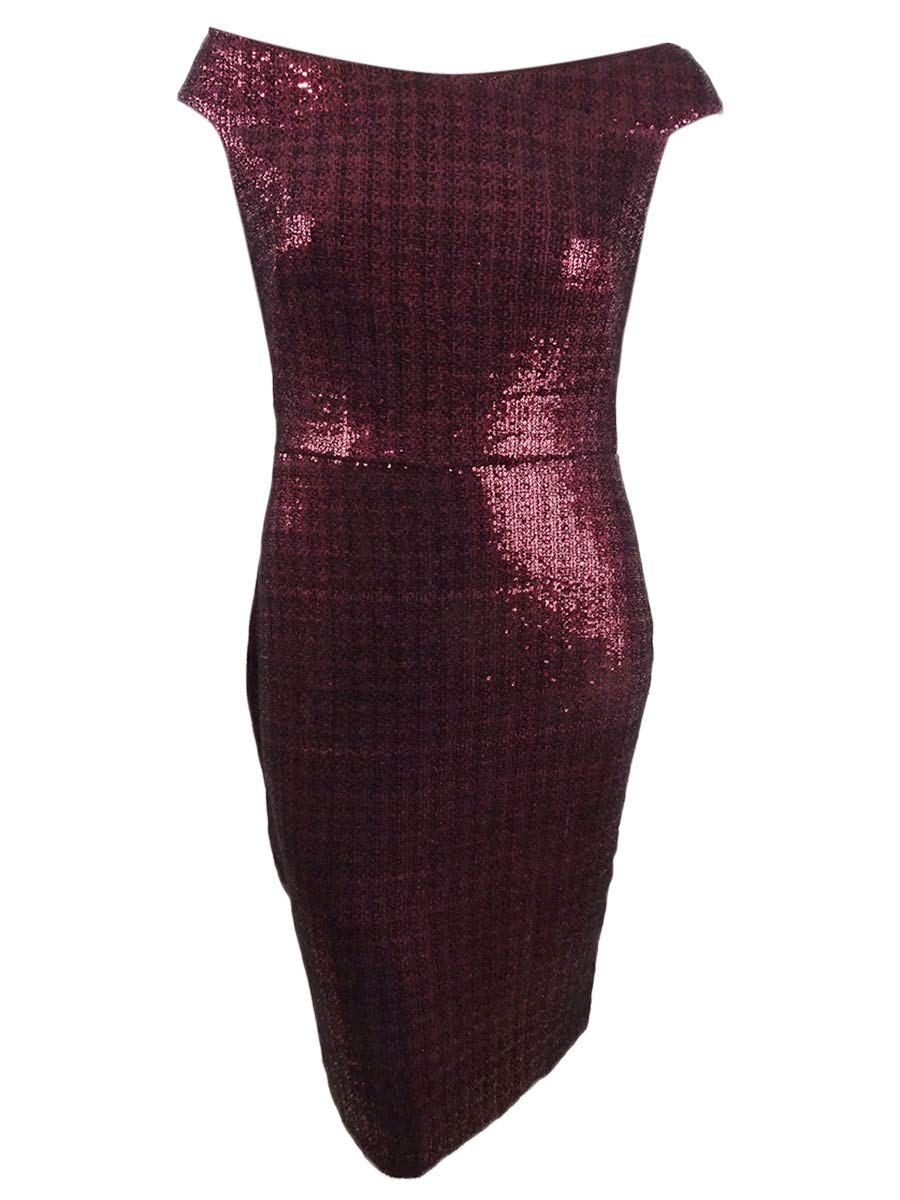 Lauren by Ralph Lauren Women's Sequin Sheath Dress - Elegant Party Gown for Evening Events, Cocktail Parties & Special Occasions