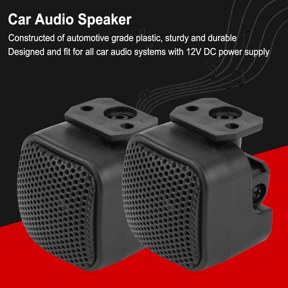 Acouto Universal Car Audio Tweeters - 1 Pair Super Power Rectangle Dome Tweeters for Enhanced Car Sound System | Perfect for Upgrading Vehicle Audio & Enjoying Crisp Highs on the Road