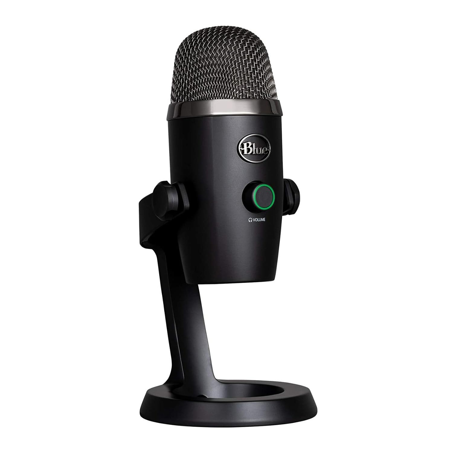 Blue Yeti Nano Premium USB Microphone for Podcasting, Streaming & Recording - Professional Studio Quality Mic for Gamers, YouTubers & Voiceovers (Blackout) - Perfect for Home Studios & Live Broadcasts