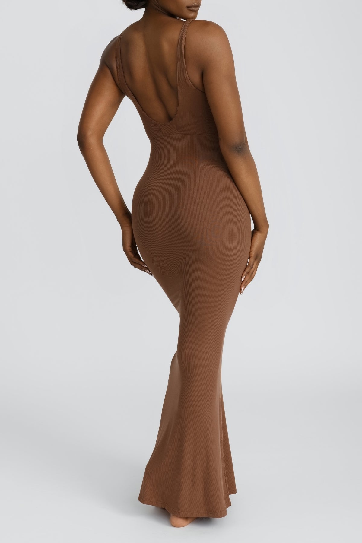 Reily Maxi Dress for Women - Elegant Long Flowy Boho Summer Dress in Brown | Perfect for Beach, Vacation, and Casual Outings