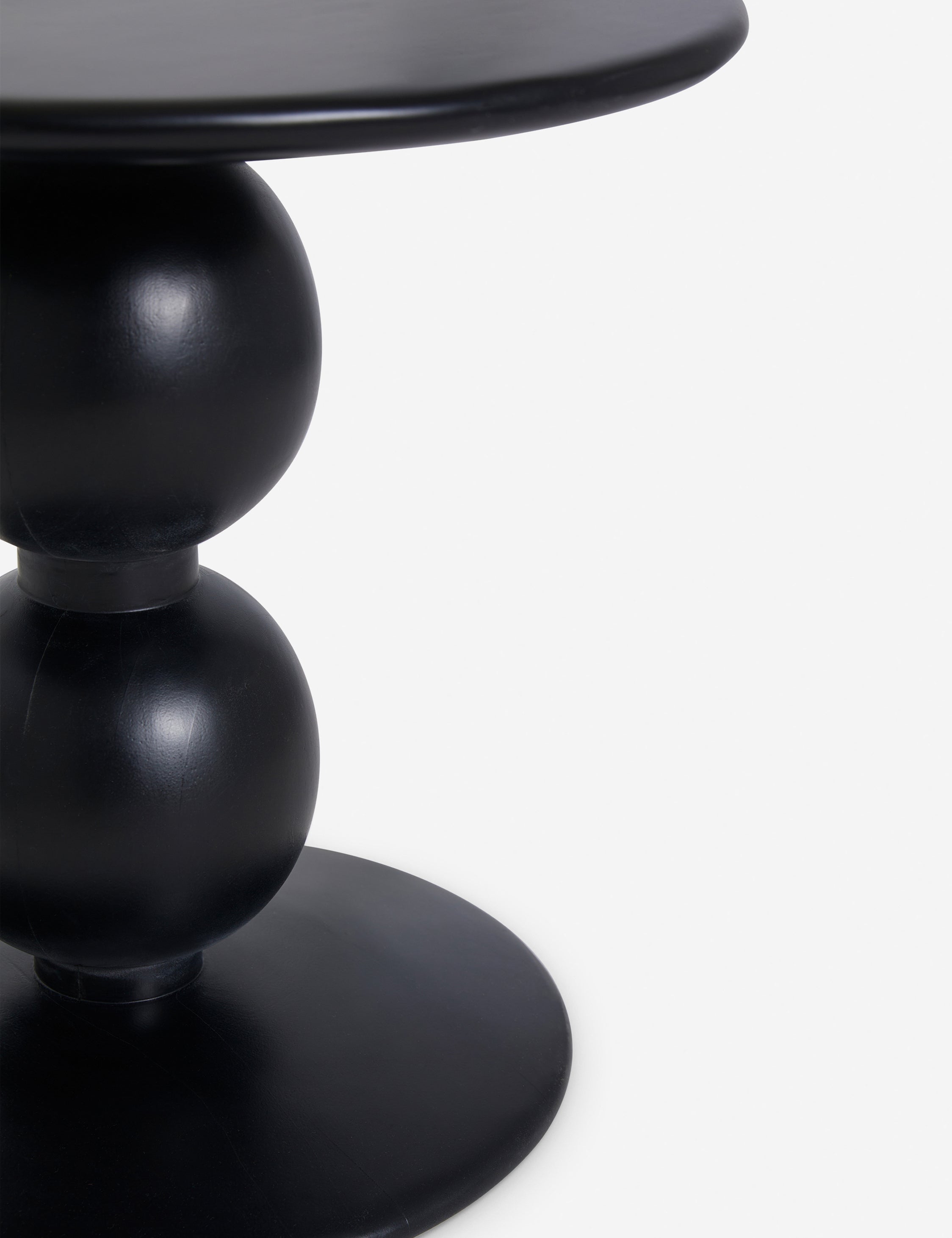 Genesis Round Side Table - Modern Accent Table for Living Room, Bedroom & Office - Perfect for Coffee, Books & Decor