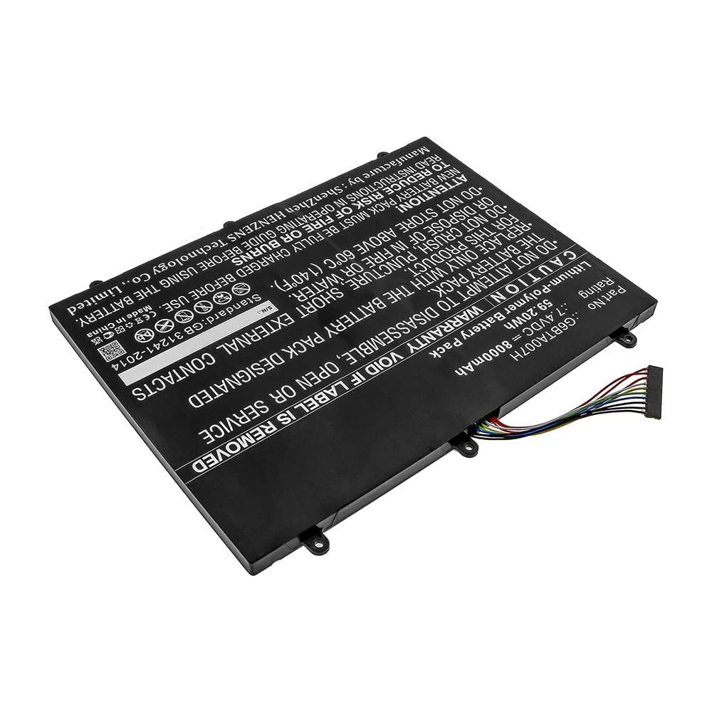 Synergy Digital Tablet Battery - Replacement for Wacom G6BTA007H (Li-Polymer 7.4V 8000mAh) | Long-Lasting Power for Digital Art & Design | Perfect for Wacom Cintiq Pro & MobileStudio Pro Artists