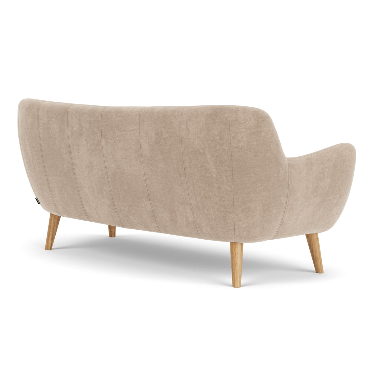 Herman Fabric 3-Seater Sofa - Modern Living Room Couch for Small Spaces, Comfortable Sectional Sofa for Apartment, Dorm & Home Decor | Perfect for Relaxing, Entertaining & Family Gatherings