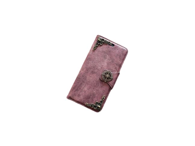 Premium Leather Wallet Case with Compass for iPhone X/XS/XR/11/12/13/14/15/16 Pro Max & Galaxy S24/S23/S22/S21/S20 Ultra/Note 20/10 Plus - MN1687 - Perfect for Travel, Outdoor Adventures & Everyday Use