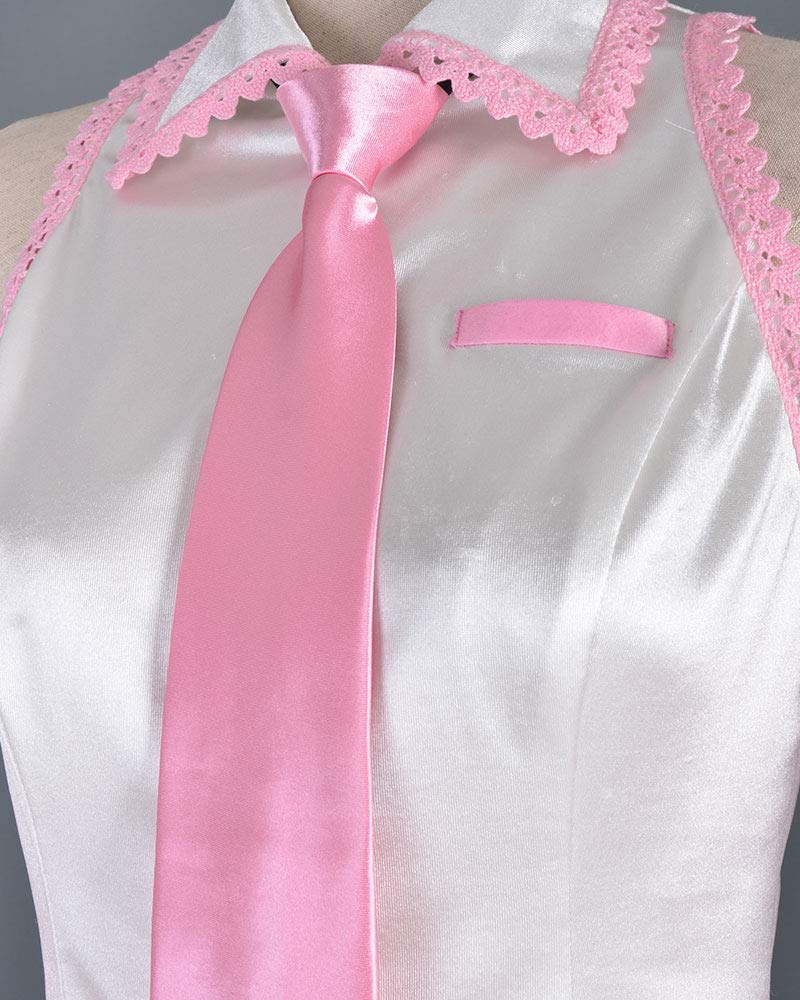 Haikyuu Anime Pink Cosplay Dress for Women - Complete Set with Socks & Hair Pins | Halloween Costume, Anime Convention Outfit, Cosplay Party Dress
