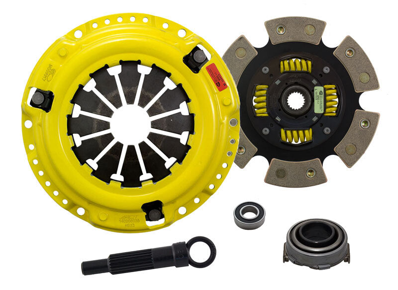1992 Honda Civic HD/Race Sprung 6-Pad Clutch Kit - High Performance Clutch Upgrade for Racing & Street Use - Perfect for Track Days, Drag Racing & Daily Driving
