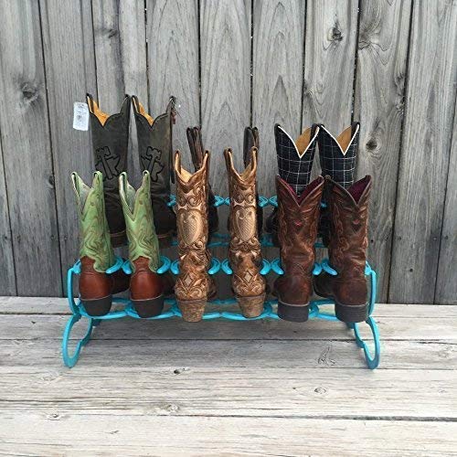 Sturdy Horseshoe Boot Rack - Rustic Western Entryway Organizer for Cowboy Boots & Shoes | Perfect for Mudrooms, Farmhouses, and Ranch Style Homes
