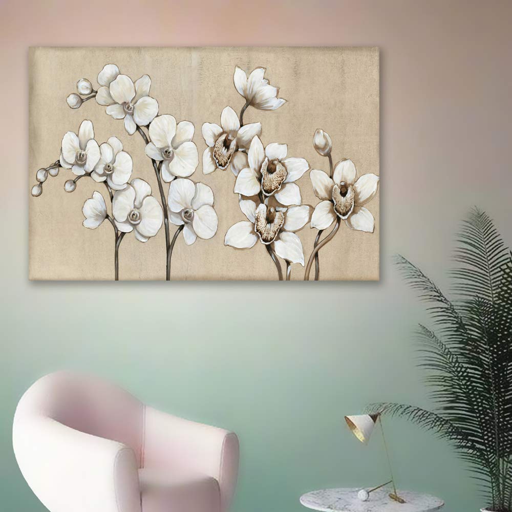 Beautiful Flower Giclee Painting Wall Art - 16x24 Inches Canvas Print for Bedroom, Living Room, Home Decoration - Perfect for Modern, Farmhouse, and Boho Interior Styles