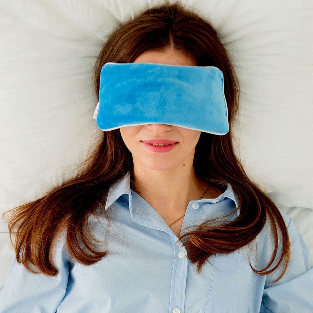 Dr Trust USA Hot & Cold Therapy Pack with Himalayan Salt - Soothing Eye Pillow for Sinus Relief & Headache Relief - Perfect for Relaxation, Stress Relief & Migraine Relief at Home or Office