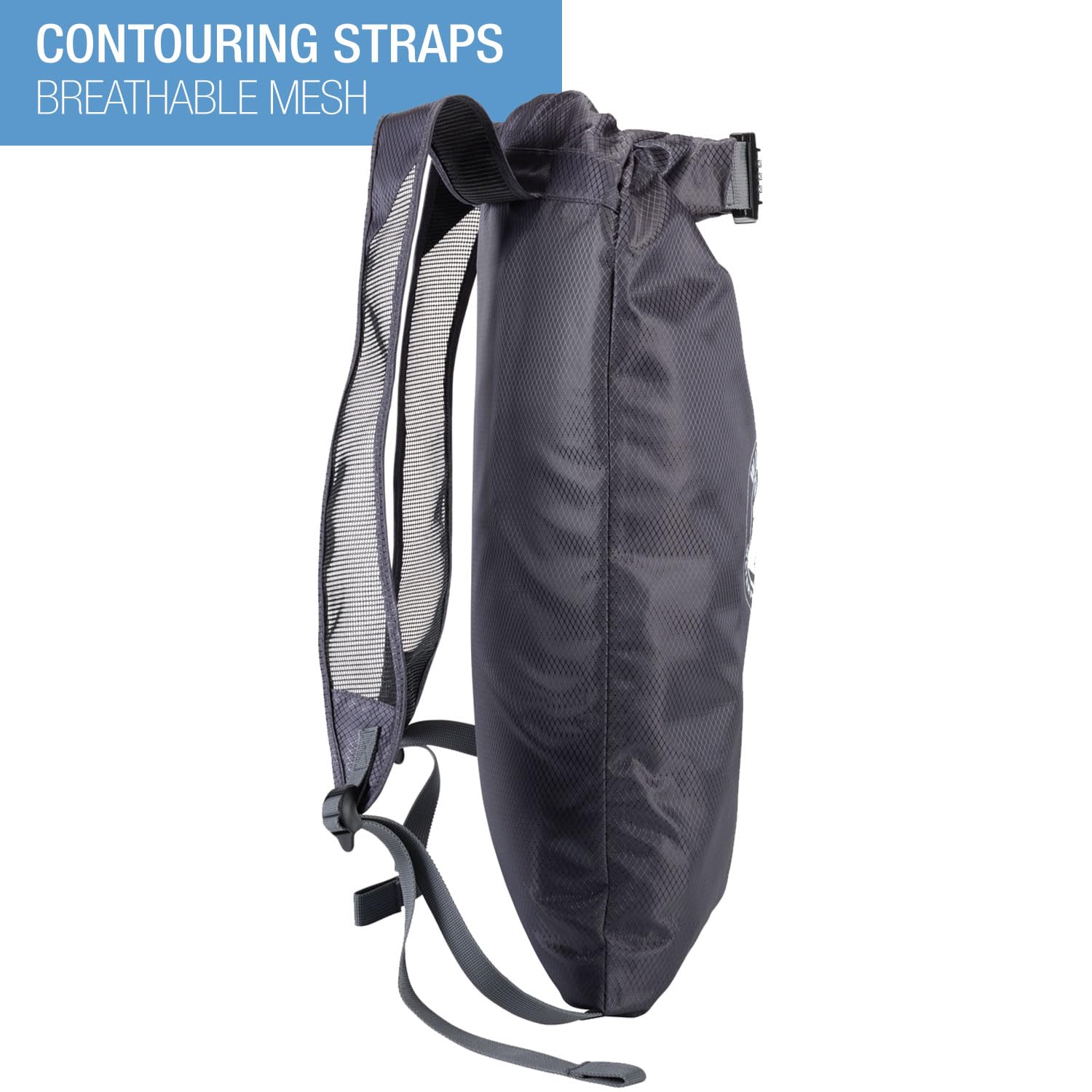Lewis N. Clark Anti-Theft Locking Backpack - Secure Travel Backpack with TSA Approved Lock, Water-Resistant Gray Daypack for Men & Women - Perfect for Commuting, Air Travel & Outdoor Adventures