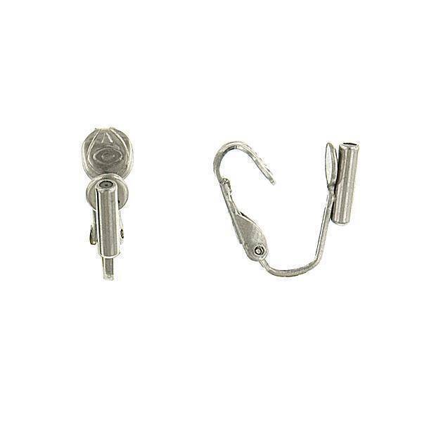 1928 Clip On Earrings Converter (1 Pair) - Convert Pierced Earrings to Clip On - Perfect for Sensitive Ears, Non-Pierced Wear & Special Occasions