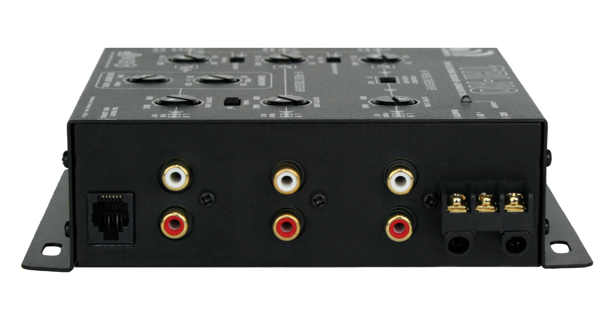 TRIXON 3-Way Electronic Crossover 18dB - Professional Audio Signal Splitter for Car & Home Stereo Systems, DJ Equipment & Live Sound Setup