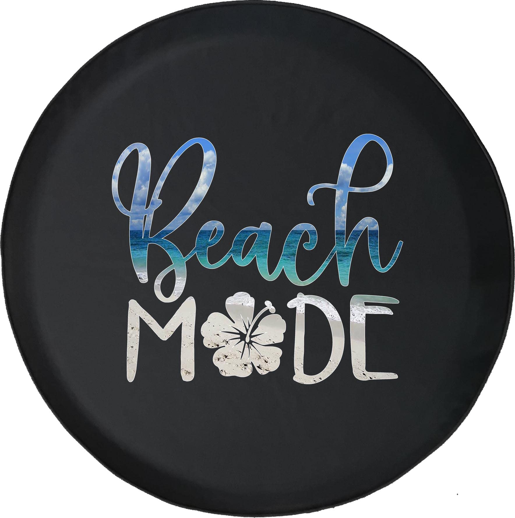 33 Inch Black Camper Spare Tire Cover - Durable RV, Truck, SUV & Trailer Accessories for Beach & Summer Vacations | Perfect for Road Trips & Outdoor Adventures