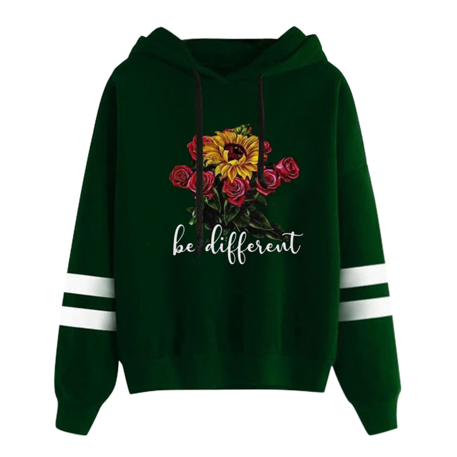 Women's Casual Zip-Up Hooded Sweater - Long Sleeve Cozy Pullover Hoodie for Fall & Winter | Warm Fleece Lined Sweatshirt for Lounge, Outdoor Activities & Layering