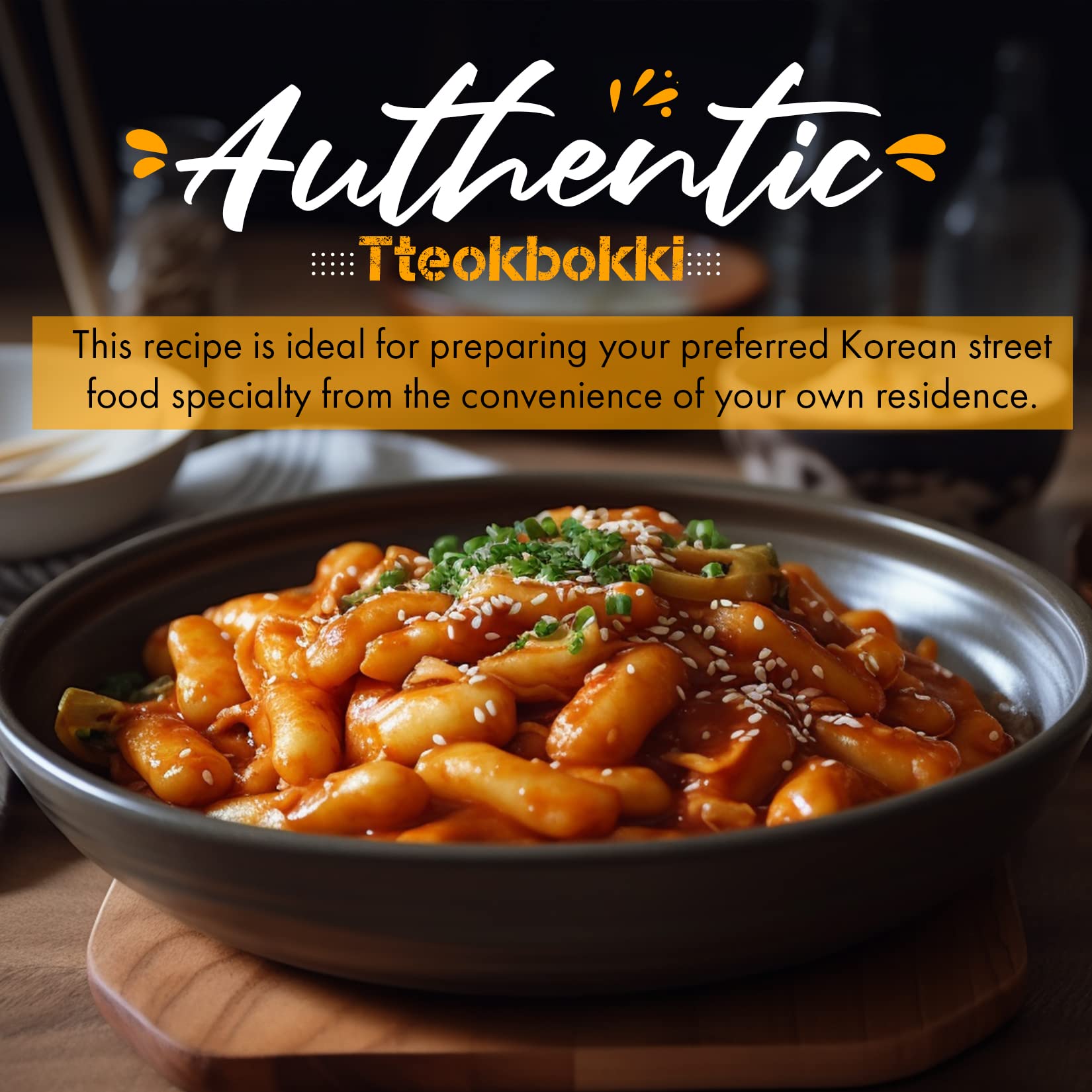 Korean Rice Cakes Tteokbokki - Vegan Gluten-Free Asian Snacks for Cooking & Party