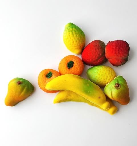 Marzipan Fruit Baskets - 2 Pack, 4 oz for Gifts & Desserts