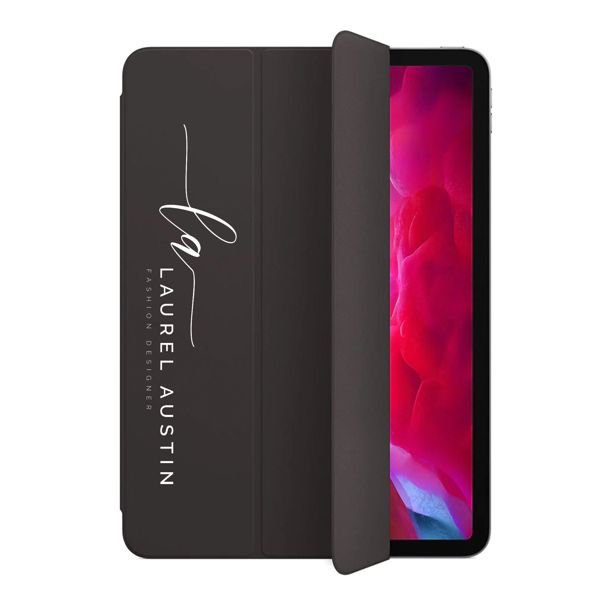 Premium iPad Trifold Case with Signature Design - Slim Protective Cover for iPad Air/Pro (5th Gen) - Perfect for Work, School & Travel