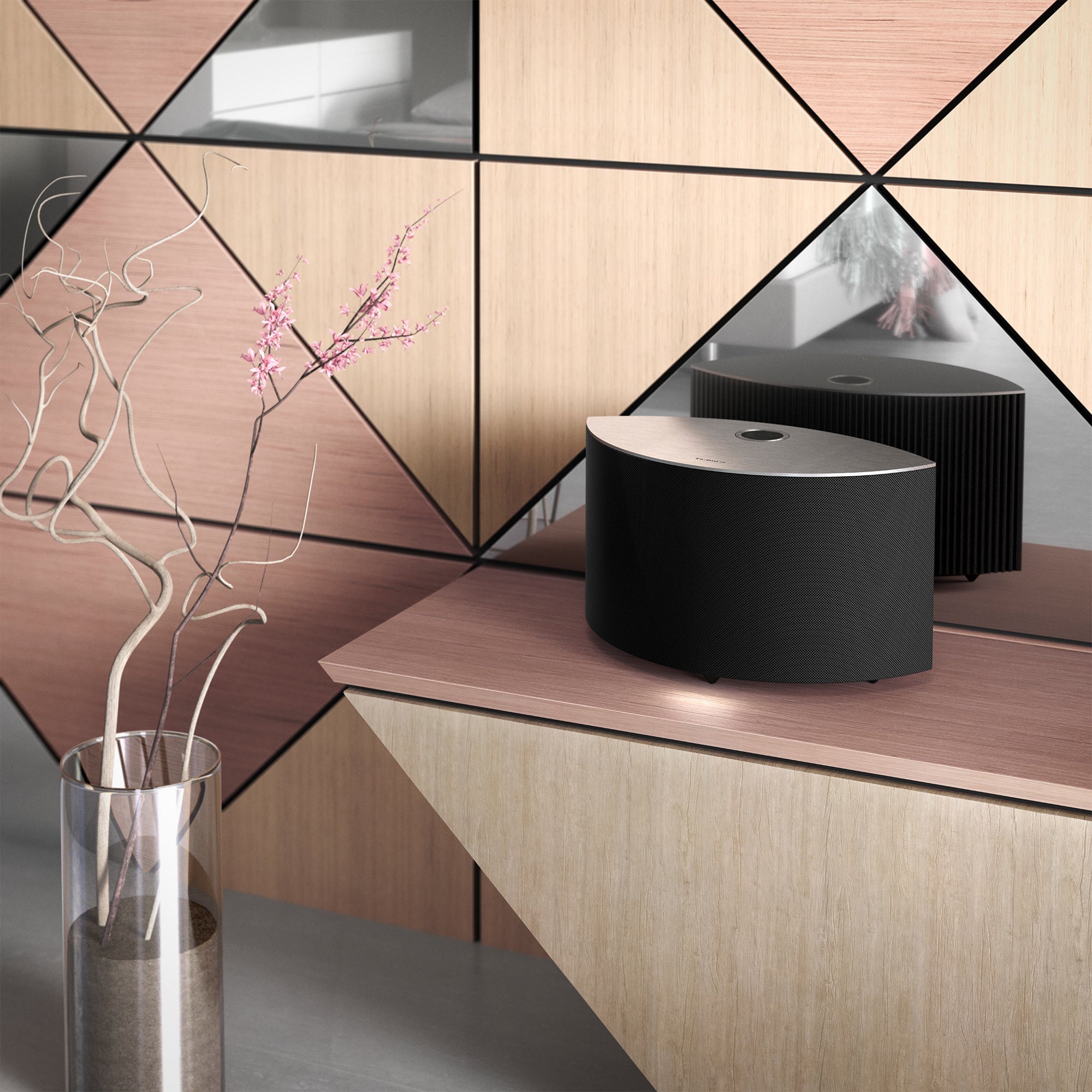 Technics Ottava S SC C50 Premium Wireless Bluetooth Speaker System - High-Quality Sound for Home, Office, and Outdoor Use