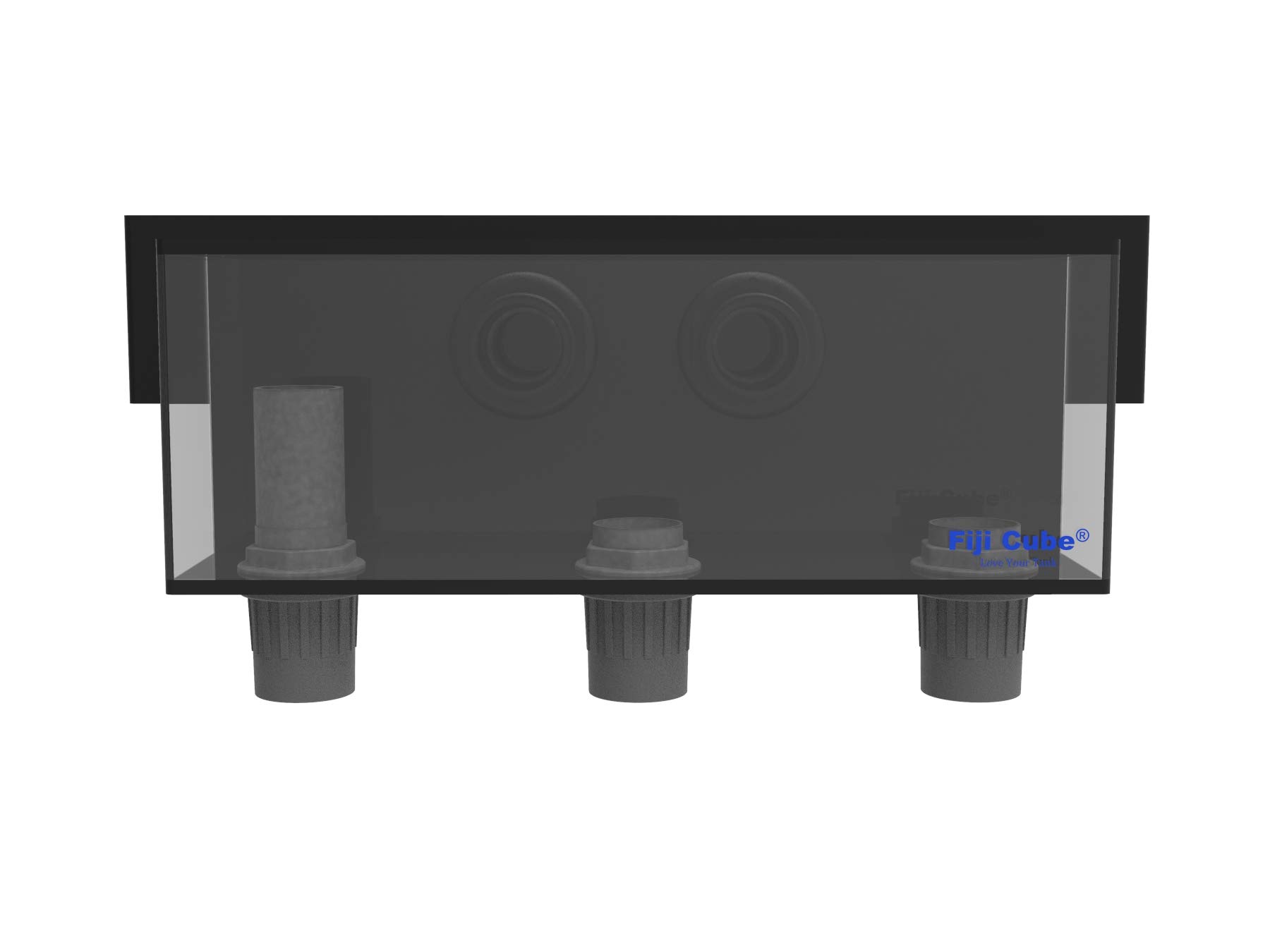 Low Profile External Overflow Box for Aquariums - 2400 GPH High Flow Rate - Perfect for Saltwater & Reef Tanks, Sump Systems, and Large Fish Tanks