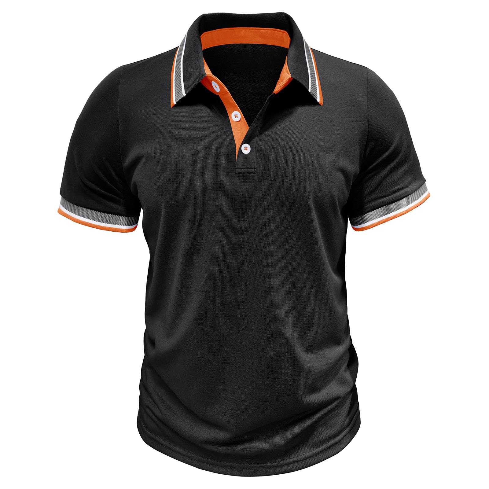 Men's Cotton Polo Shirts - Short Sleeve Casual T-Shirts for Summer | Business, Golf & Work Wear for Dads | Perfect for Office, Outdoor & Weekend Activities