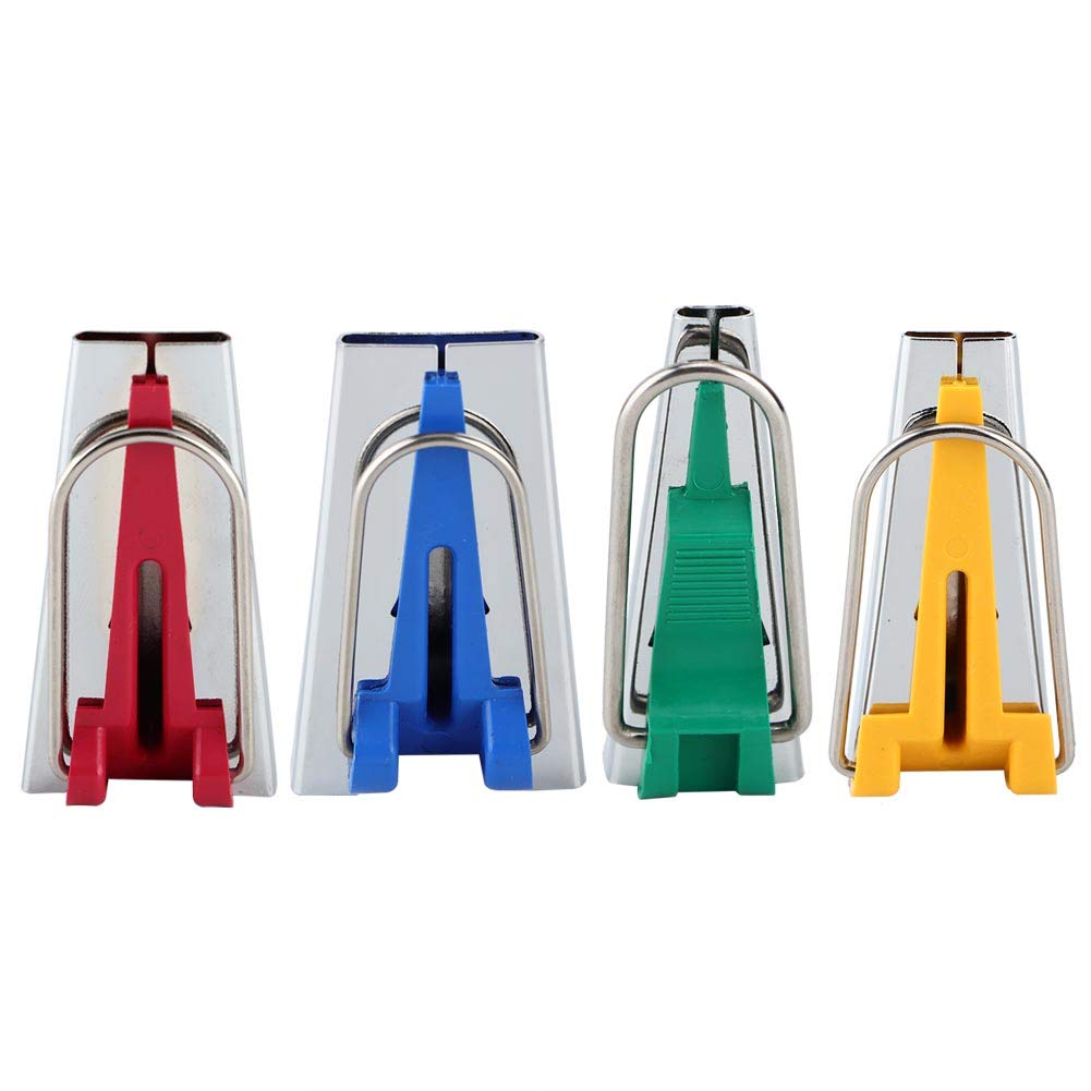 6mm 12mm 18mm 25mm Bias Tape Maker Kit with Binding Foot & Craft Clips - Multipurpose Sewing Tool for DIY Quilting, Dressmaking & Fabric Binding - Perfect for Home Sewing Projects & Crafting Enthusiasts