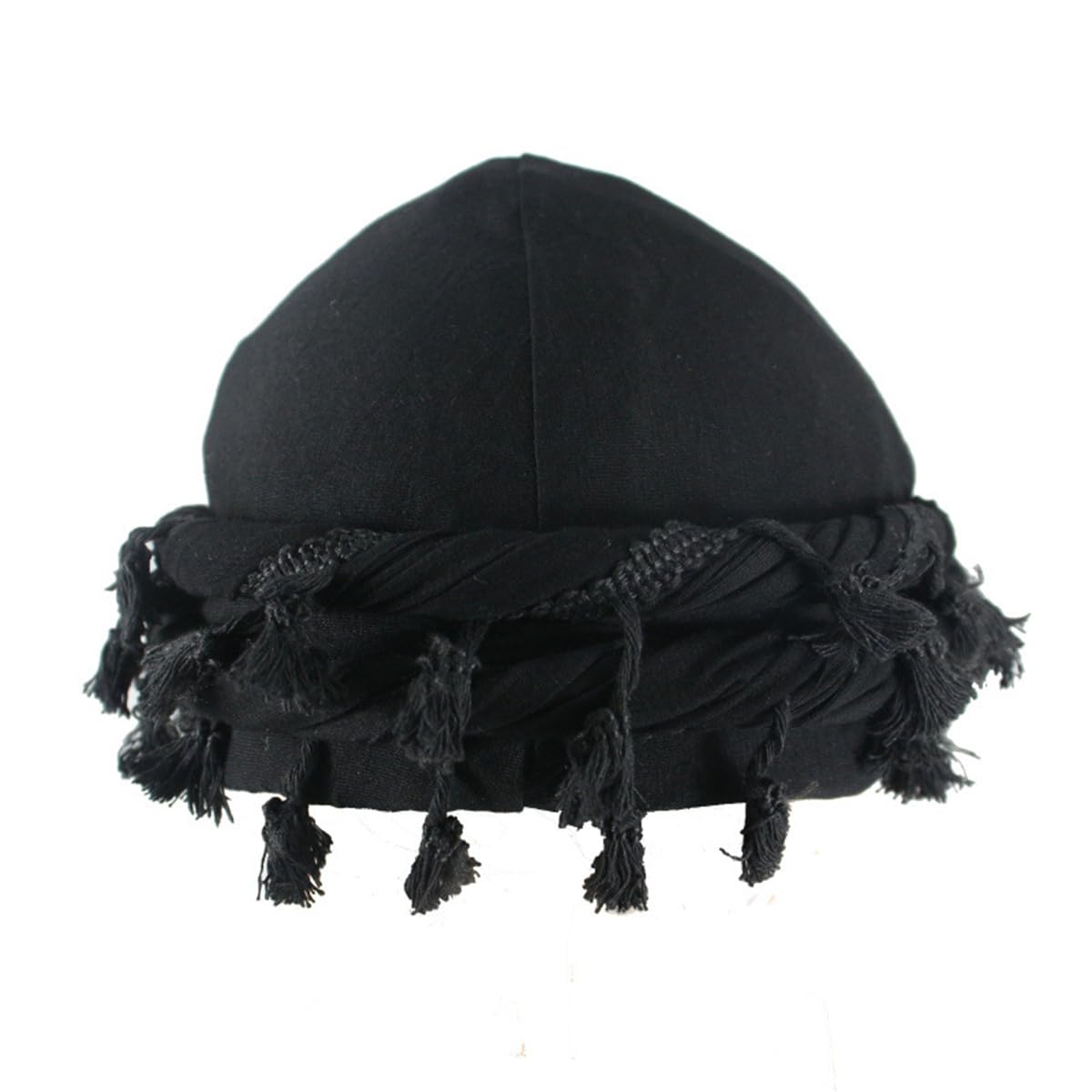 DouuYuhet Men's Satin Lined Turban Head Wrap - Vintage Twist Halo Turban for Men - Perfect for Hair Protection, Gym, Yoga & Fashion Accessories