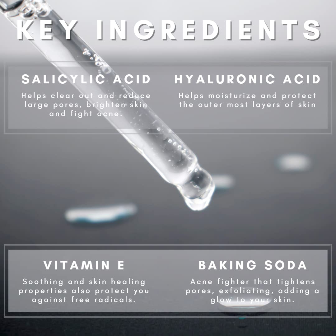 2% Salicylic Acid Serum for Acne Treatment - Exfoliating Face Serum for Smooth & Bright Skin - Vegan & Cruelty-Free Skincare (30ml) - Perfect for Daily Acne-Prone Skin Care Routine