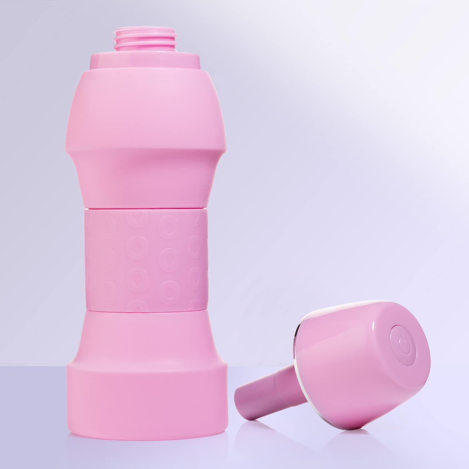 Omigo Collapsible Travel Bidet - 500ml Portable Personal Hygiene Bottle (Blush Pink) | Perfect for Camping, Hiking, Road Trips & Postpartum Care