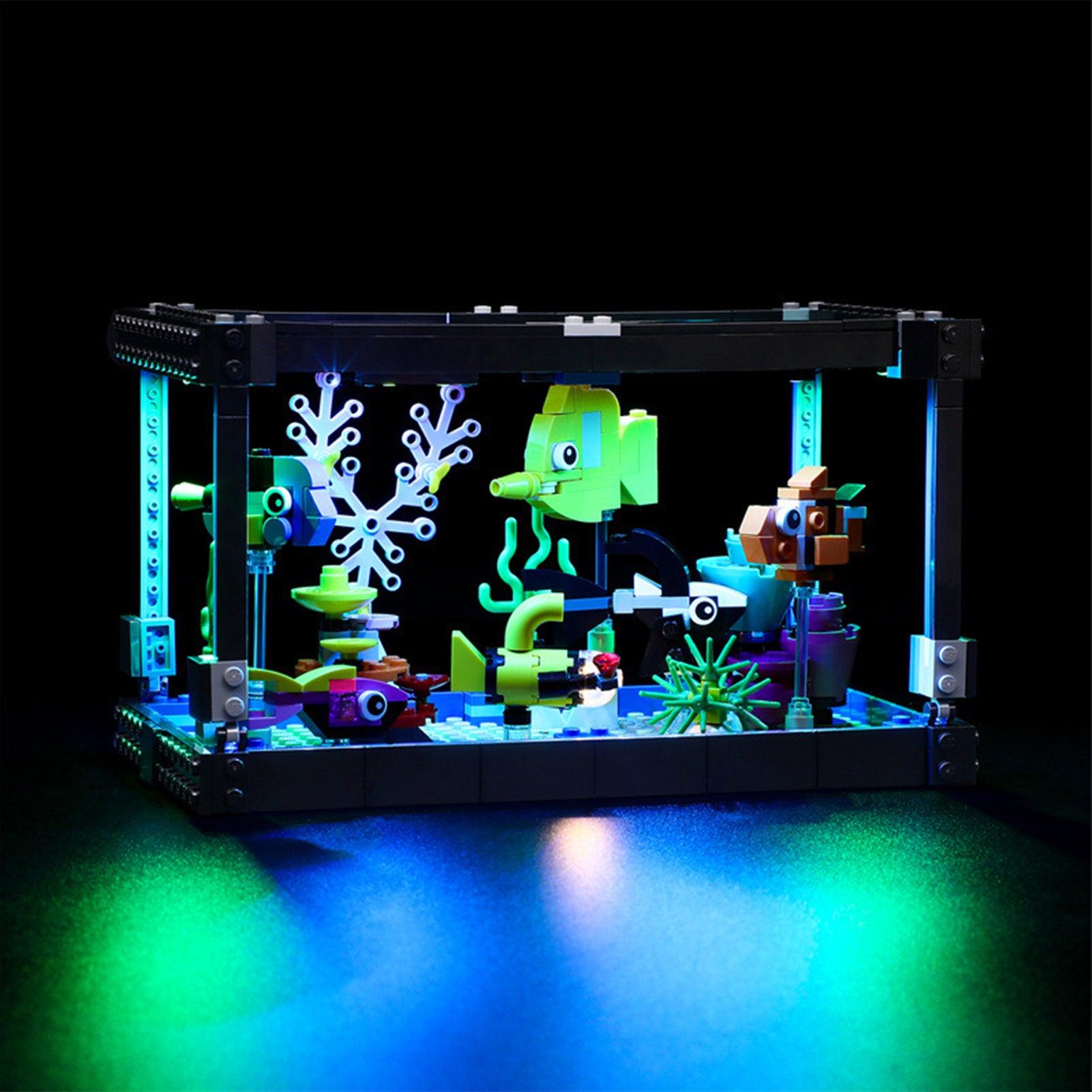 Best Light Kit for LEGO Ideas Creator Fish Tank 31122 - Enhance Your LEGO Aquarium Display for Home Decor & Gift Giving