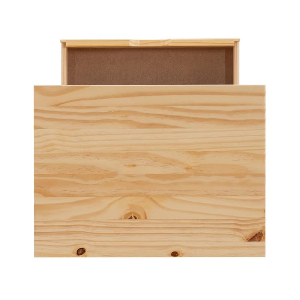 Natural Wood 6-Drawer Wide Rolling Cart with Wheels - Perfect for Office, Kitchen, Bathroom & Bedroom Storage Organization