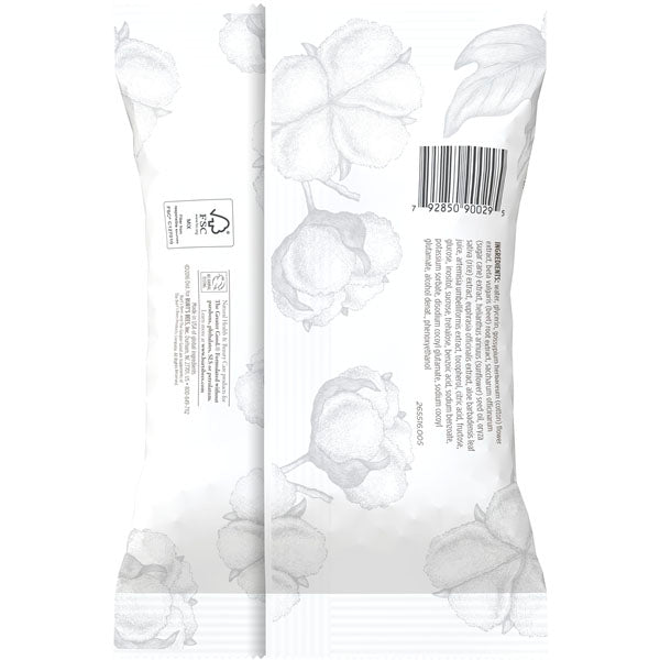 Gentle Cotton Extract Facial Cleansing Wipes for Sensitive Skin - Hypoallergenic & Soothing Makeup Remover Towels for Travel, Gym & Daily Skincare Routine
