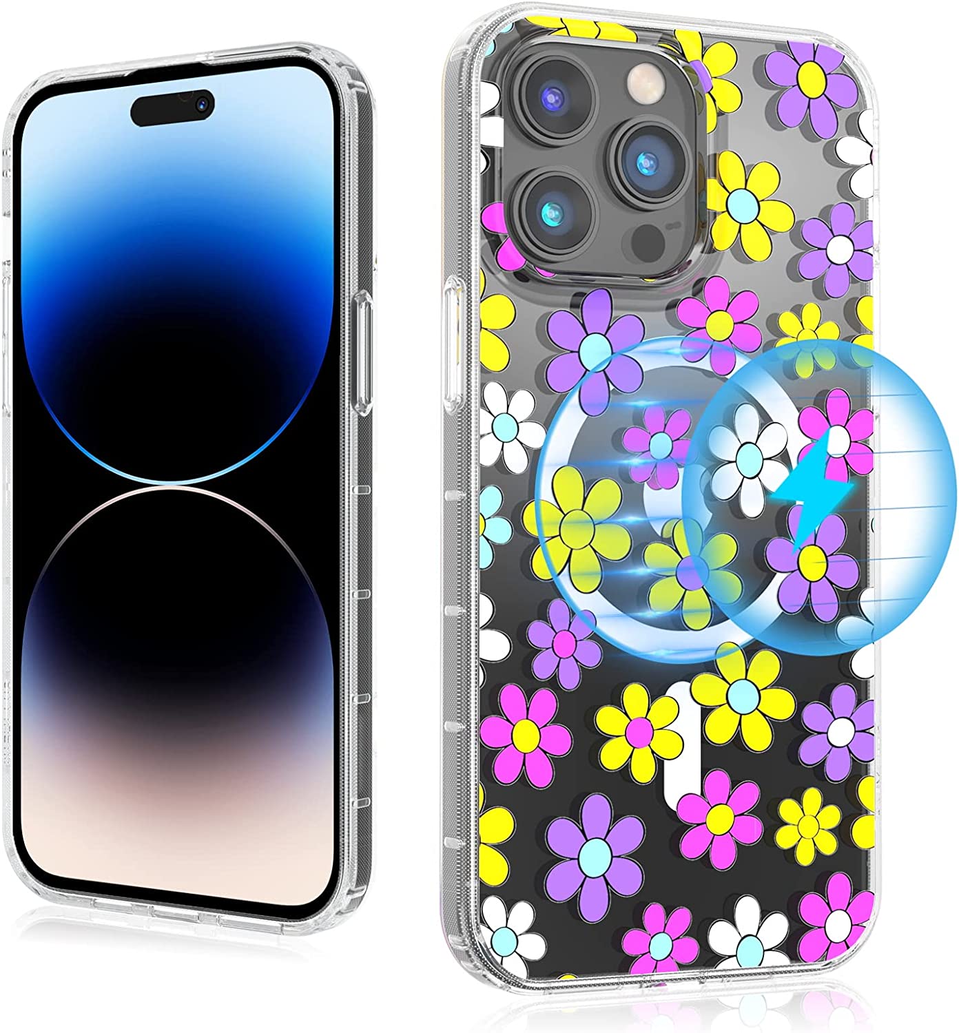 Premium iPhone 14 Pro Case 6.1 Inch | MagSafe Compatible | Anti-Yellowing Protective Cover | Mood Series | Perfect for Work, Travel & Everyday Use