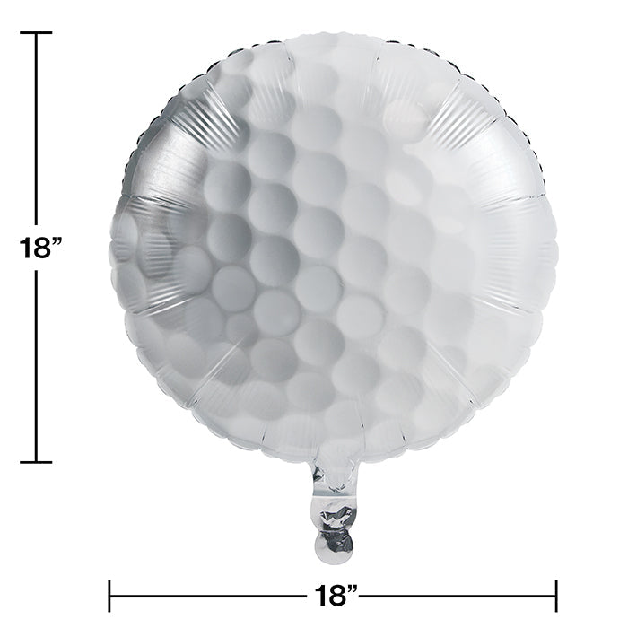 10-Piece Bulk Golf Mylar Balloons for Birthday Parties, Baby Showers & Sports Events - Assorted Colors