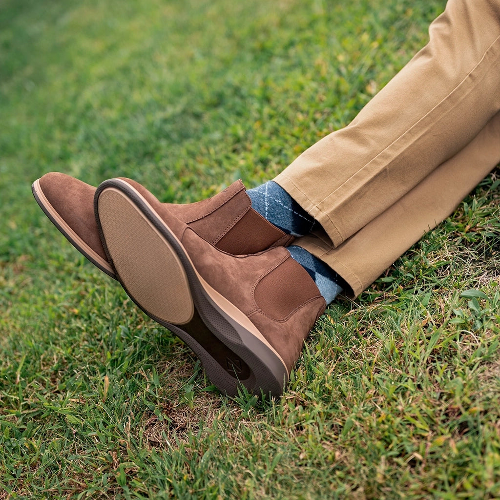 The Chelsea Copper Boots - Waterproof Leather Ankle Boots for Women, Fashionable & Comfortable for Fall, Winter, and Rainy Days