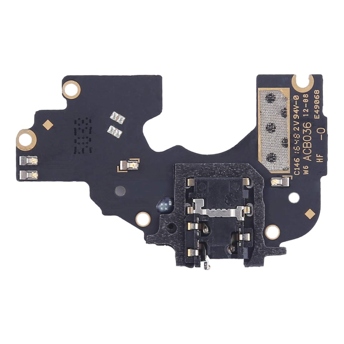 Original Earphone Jack Board with Microphone - Replacement Part for Oppo R9s Plus | Mobile Accessories | Perfect for Gaming, Calls & Music Listening