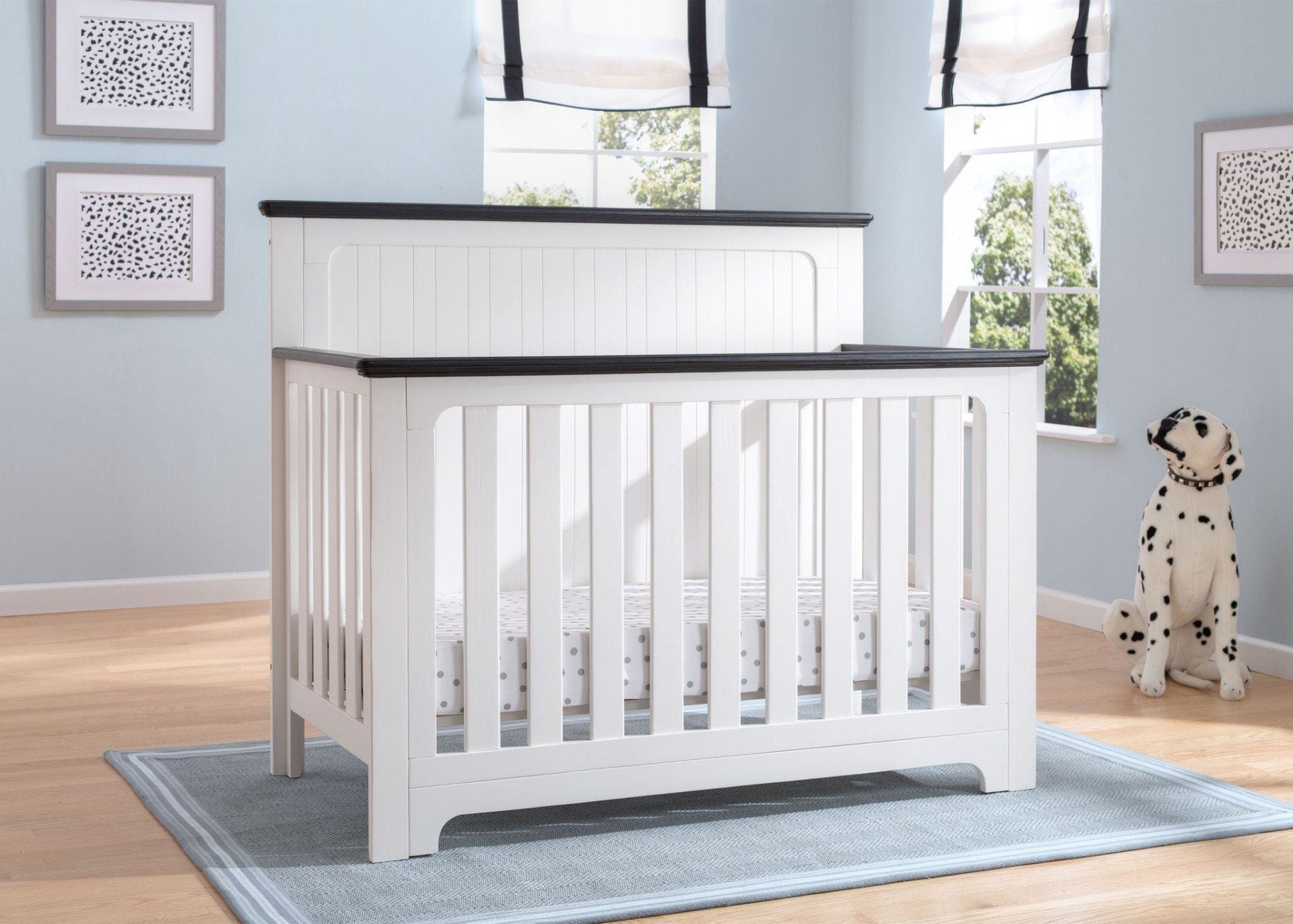 Providence 4-in-1 Convertible Baby Crib - Toddler Bed, Daybed & Full-Size Bed - Safe Nursery Furniture for Newborns to Teens - Perfect for Bedrooms, Daycare & Guest Rooms