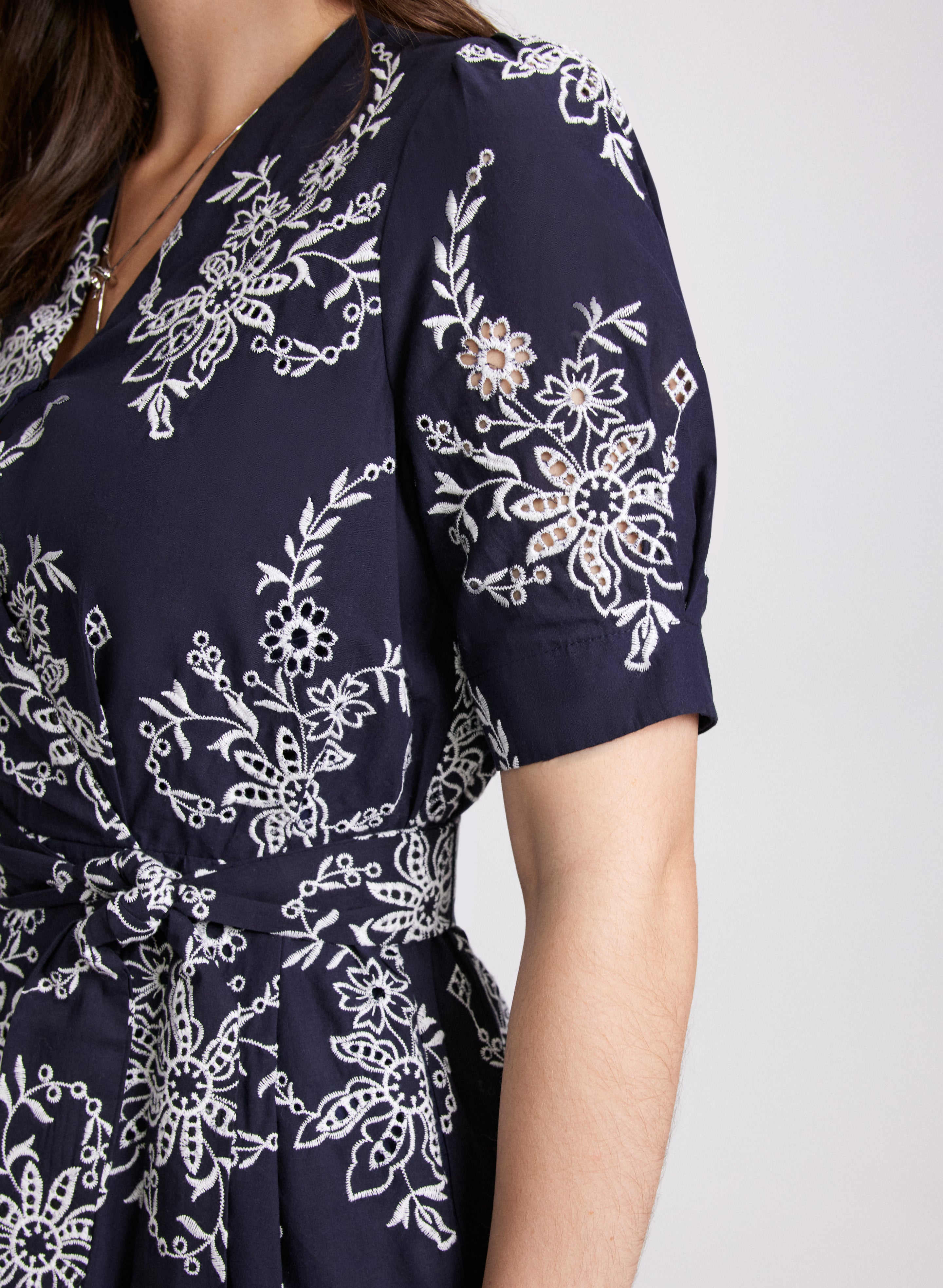 Embroidered Floral Dress for Women - Elegant Summer Maxi Dress with V-Neck & Flowy Design | Perfect for Beach Vacations, Weddings & Date Nights